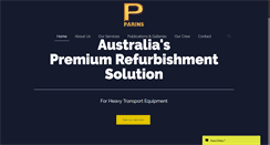 Desktop Screenshot of parins.com.au