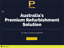 Tablet Screenshot of parins.com.au